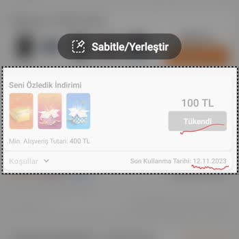 Trendyol Süresi Bitmemiş Tükendi Görünen Kupon