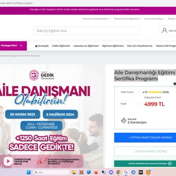 Gedik Üniversitesi Sertifika Programı Aldatmacaları