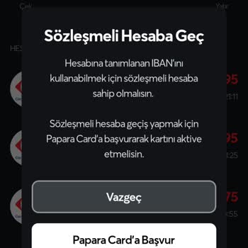 Papara Sözleşmeli Hesap Şikayeti