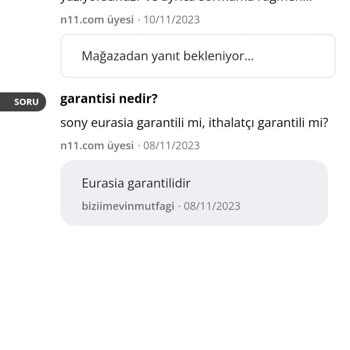 N11 PS5 Eurasia Garantili Diye Satılan Cihaz İthalatçı Garantili Çıktı