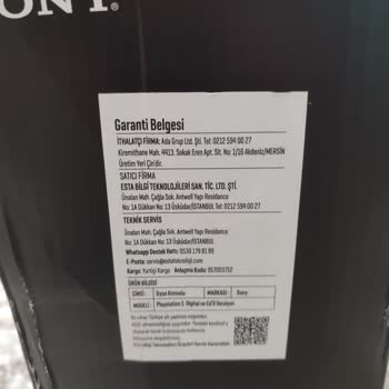 N11 PS5 Eurasia Garantili Diye Satılan Cihaz İthalatçı Garantili Çıktı