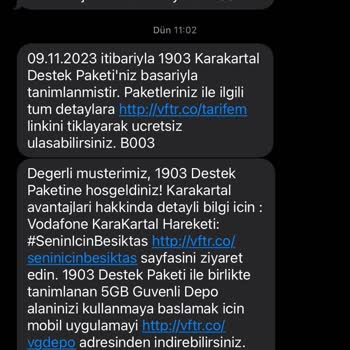 Vodafone Ek Paketten Değil İnternet Aşımdan Harcama