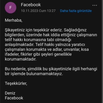 Facebook Şikayetçiyim Reklamda Yazılan Numaramı Kaldırmıyor