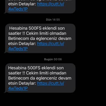 Betine.com Sürekli Mesaj Atıyor