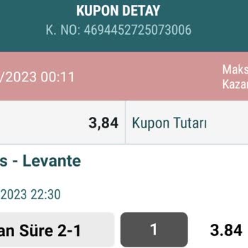 Nesine Kupon Neden Tutmadı