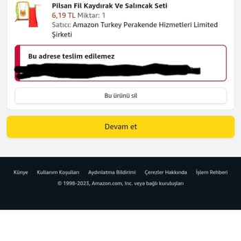 Amazon Almak İstediğim Ürünün Siparişi Onaylanmadı