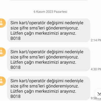 Fups  Uygulamaya Giremiyorum, Sim Kart SMS Giremiyorum