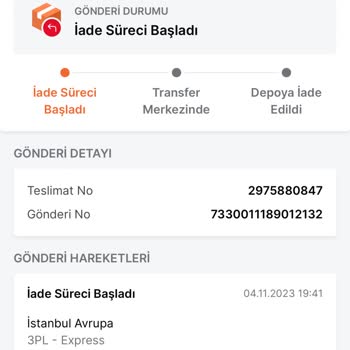 Trendyol Sipariş Tarafıma Ulaşmadı