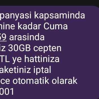 Türk Telekom İsteğim Dışında Paket Yapılması
