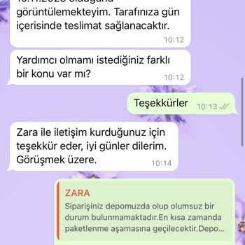 Zara Yanıltıcı Bilgi Verme