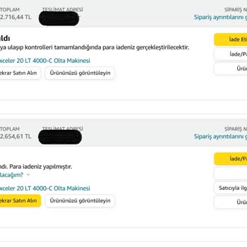 Amazon Ürün Gelmedi Ve Alışveriş Mağduriyetlerim...
