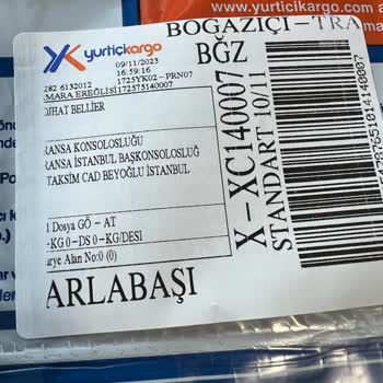 Yurtiçi Kargo Mağduriyet Resmi Evrak Yırtılması