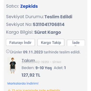 LC Waikiki Siparişte Eksik Teslimat