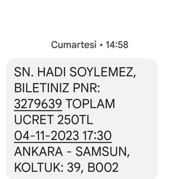 Rize Ses Turizm Otobüs Firması Tarafından Mağdur Edildim