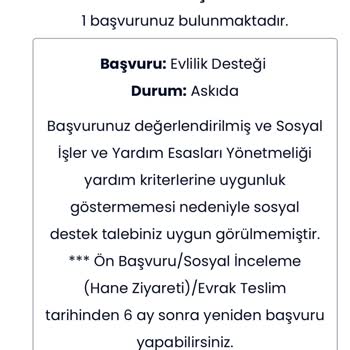 İbb Evlilik Desteği Red