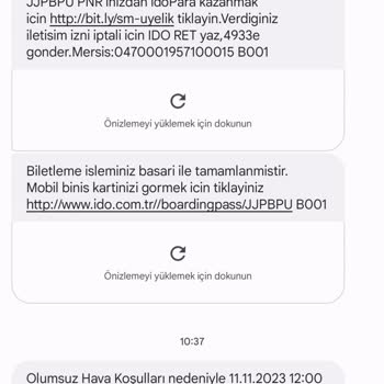 İDO Sefer İptali Ve Mağduriyetim