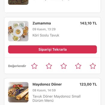 Yemeksepeti Siparişin İptal Edilmesi