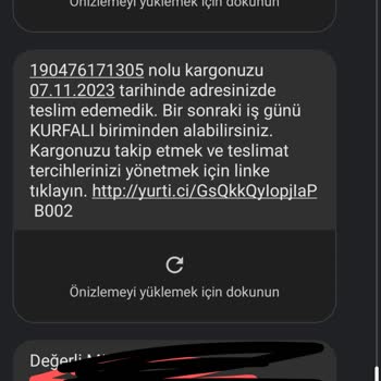 Yurtiçi Kargo Teslim Edilmeyen Kargo