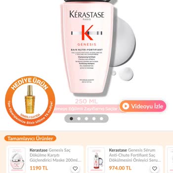 Kerastase Satın Aldığım Ürün Tarafıma Eksik Gönderildi