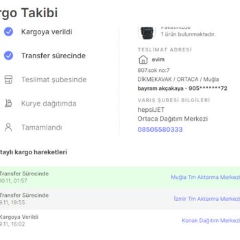 Hepsijet Kargomu Bir Türlü Getiremiyor