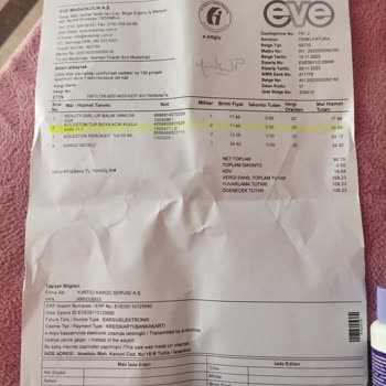 Eve Shop Eksik Ürün Teslimatı
