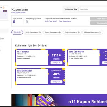 N 11 Kupon Aktif Olmasına Rağmen Kullandırmıyor