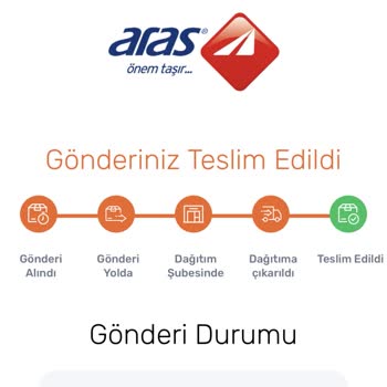 Aras Kargo Ürün Teslim Edilmeden Edildi Denmesi