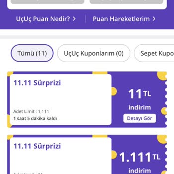N11 Kupon Kodumu Kullandırmıyor