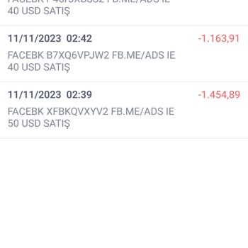 İş Bankası Facebook USD Ads Bilgim Dışı Para Çekilmiştir