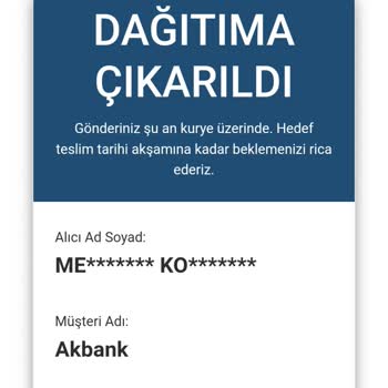 AGT Kurye (aynigunteslim.com) AGT Kart Teslim Etmiyor