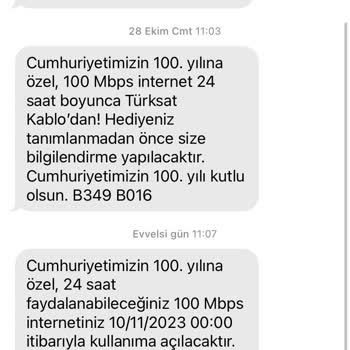 Kablo TV Cumhuriyetin 100. Yıla Özel 100 Mbps İnternet Hız Nerede