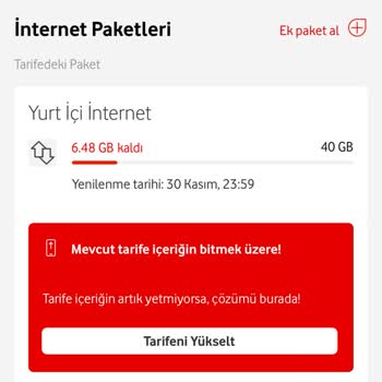 Vodafone Sınırsız Sosyal Medya Harcamalarım İnternetimden Tüketiyor!