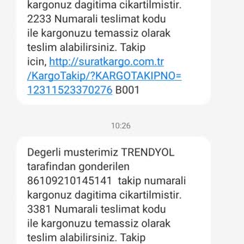 Sürat Kargo Mikro Mamak Şubesi Ürün Teslim Edilmiyor