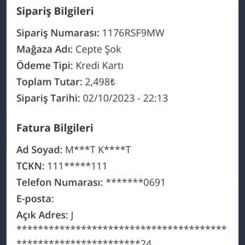 Şok Market Ürün Teslim Edemiyor