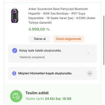 Hepsiburada İade Ettiğim Ürünün Parası Yatırılmadı