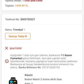 Trendyol Çevrimiçi Alışveriş Sitesinde İptal Edilen Ürün Sonrası Fiyat Artışı Şikayeti