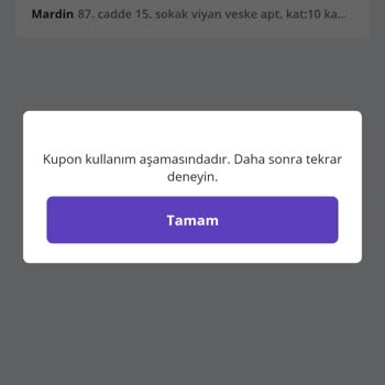 N11 Kuponum Geri Alındı