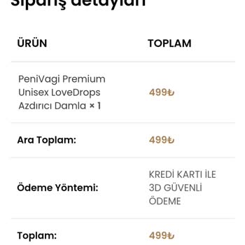 Penivagi Premium Ürün Elime Gelmedi