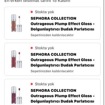 Sephora Appte Ve Web Sitesinde Farklı Stok Ve İndirim