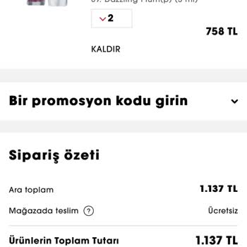 Sephora Appte Ve Web Sitesinde Farklı Stok Ve İndirim