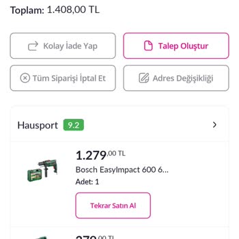 Pazarama Ürün İptali Olmadığı İçin Mağdur Edildim