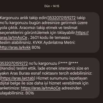 Aras Kargo Kayıp Kargo Teslim Edilmeyen Kargo