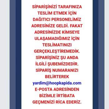 Hoopkapıda Kargo Teslimatı Ve İletişim Sorunu