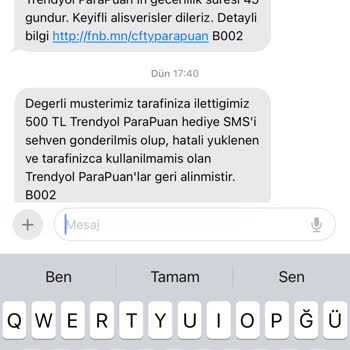 Trendyol 500 TL ParaPuan Hediye
