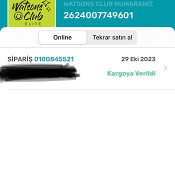 Watsons İade Edilen Ürünün Parası 4 Gündür Hesabıma Yatmadı