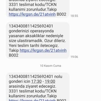 Kargomsende Adli Kargo Firmasından Şikayetçiyim