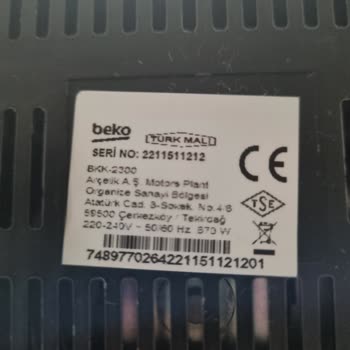 Beko Kahve Makinesi Kulpu Kendi Kendine Kırıldı
