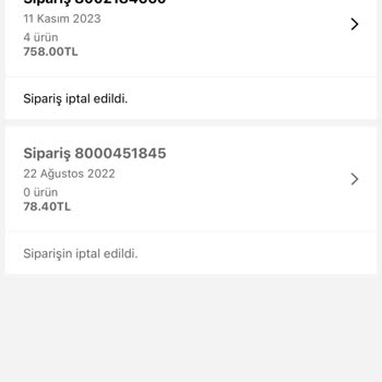Sephora Siparişlerin İptal Edilmesi Sorunu