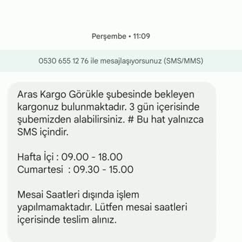 Aras Kargo Siparişim Adresime Ulaştırılmadan Geri İade Oldu.