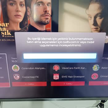 Tod TV Akıllı TV'den Maç İzleyemiyorum